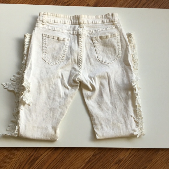 Cream colored pants, size 7 - Picture 2 of 2
